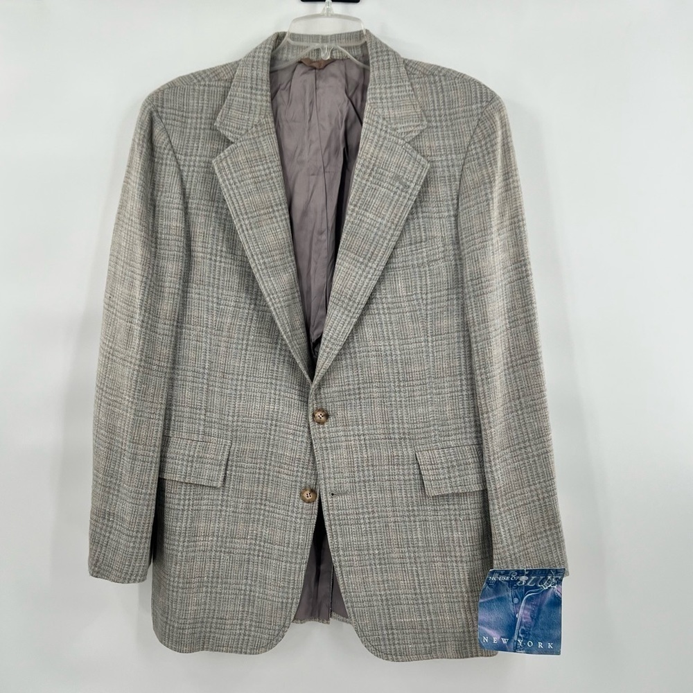 Mark Shale coat wool blend jacket size L brown